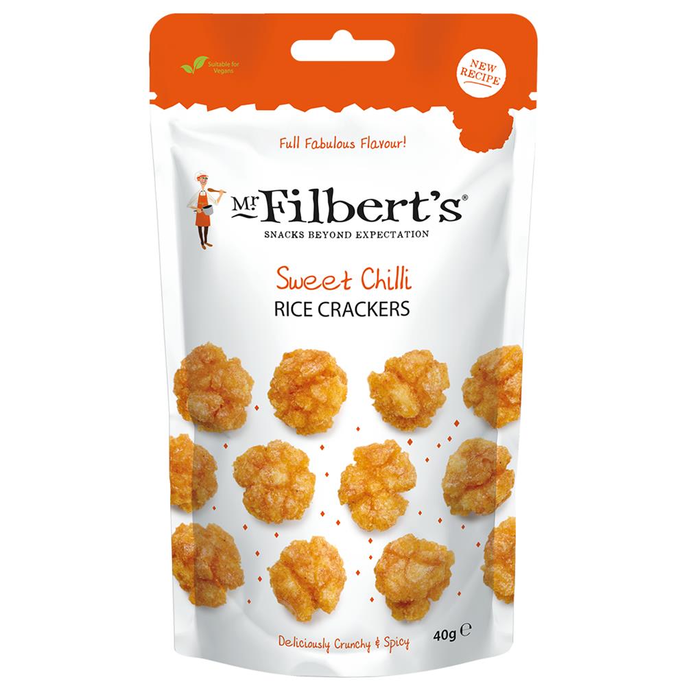 Mr Filberts Chilli Rice Crackers 40g, Mr Filberts