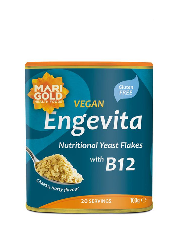 Marigold Engevita B12 Yeast Flakes Blue 100g, Marigold