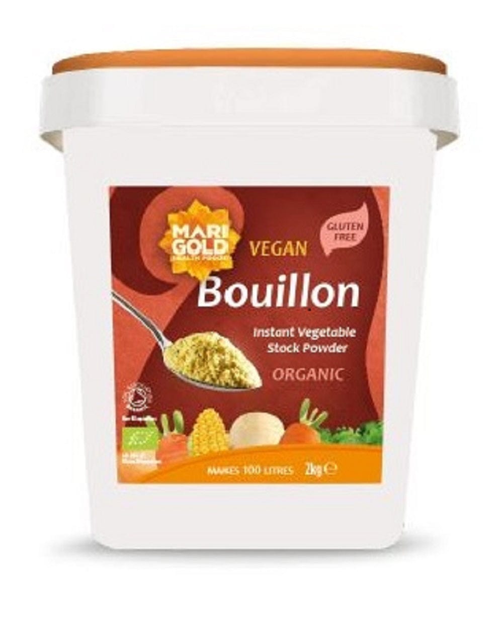 Marigold Organic Catering Vegan Bouillon 2kg Red, Marigold