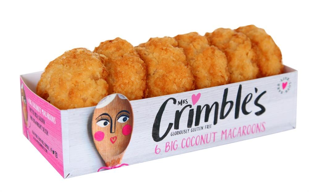 Mrs Crimbles Large Plain Macaroons 200g, Mrs Crimbles