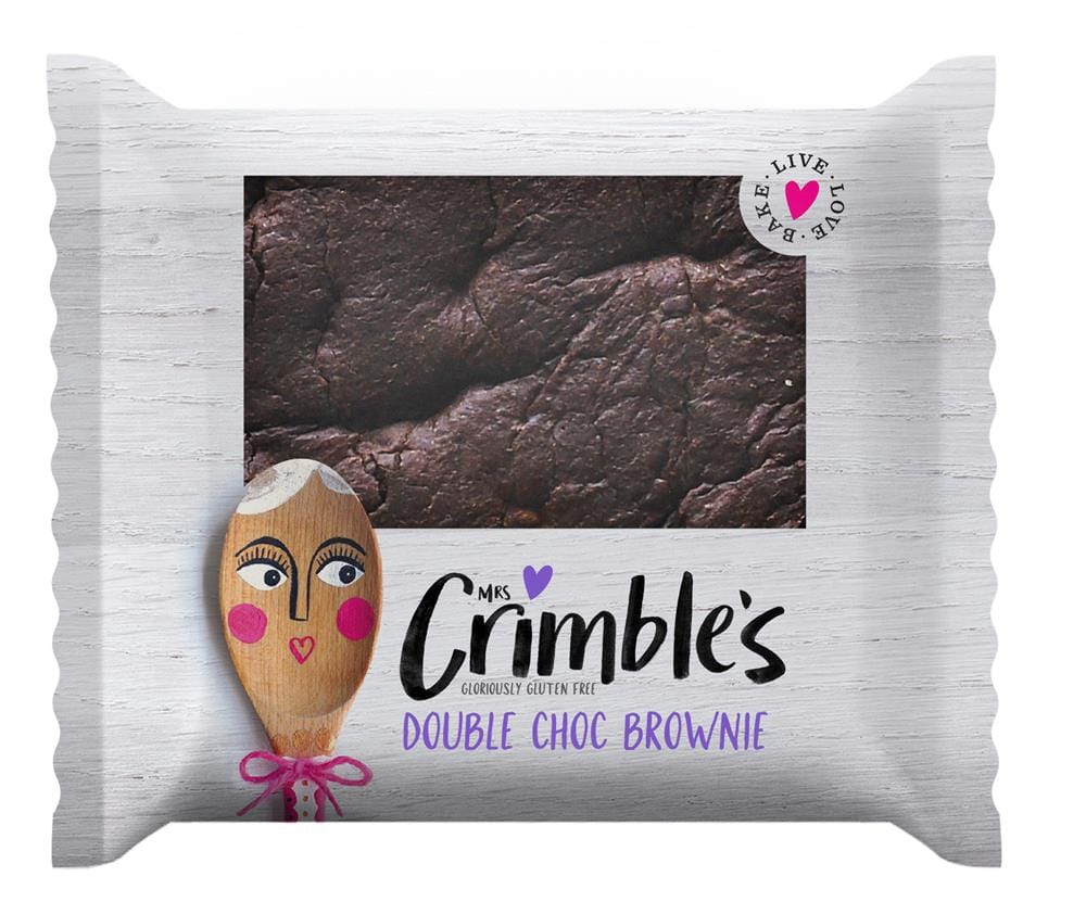 Mrs Crimbles Individual Double Choc Brownie 58g, Mrs Crimbles