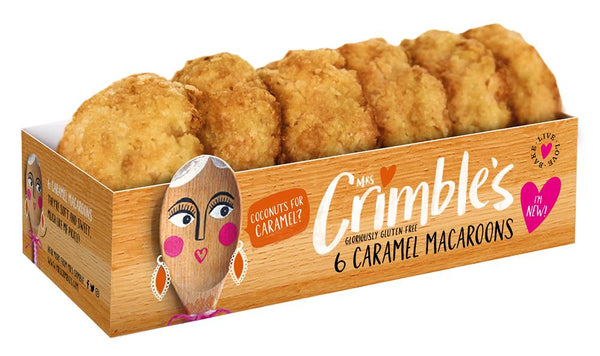 Mrs Crimbles Gluten Free Caramel Macaroons 12 Pieces, Mrs Crimbles