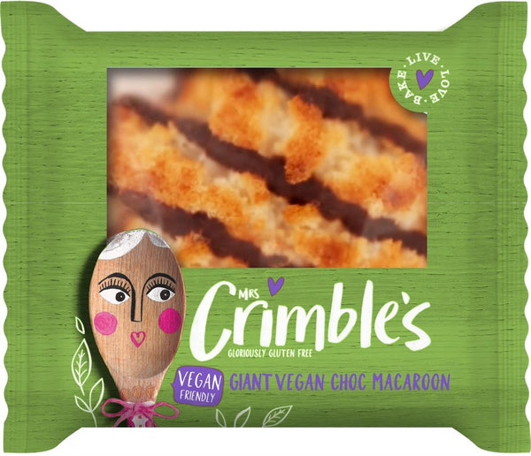 Vegan Choc Macaroon 70g, Mrs Crimbles