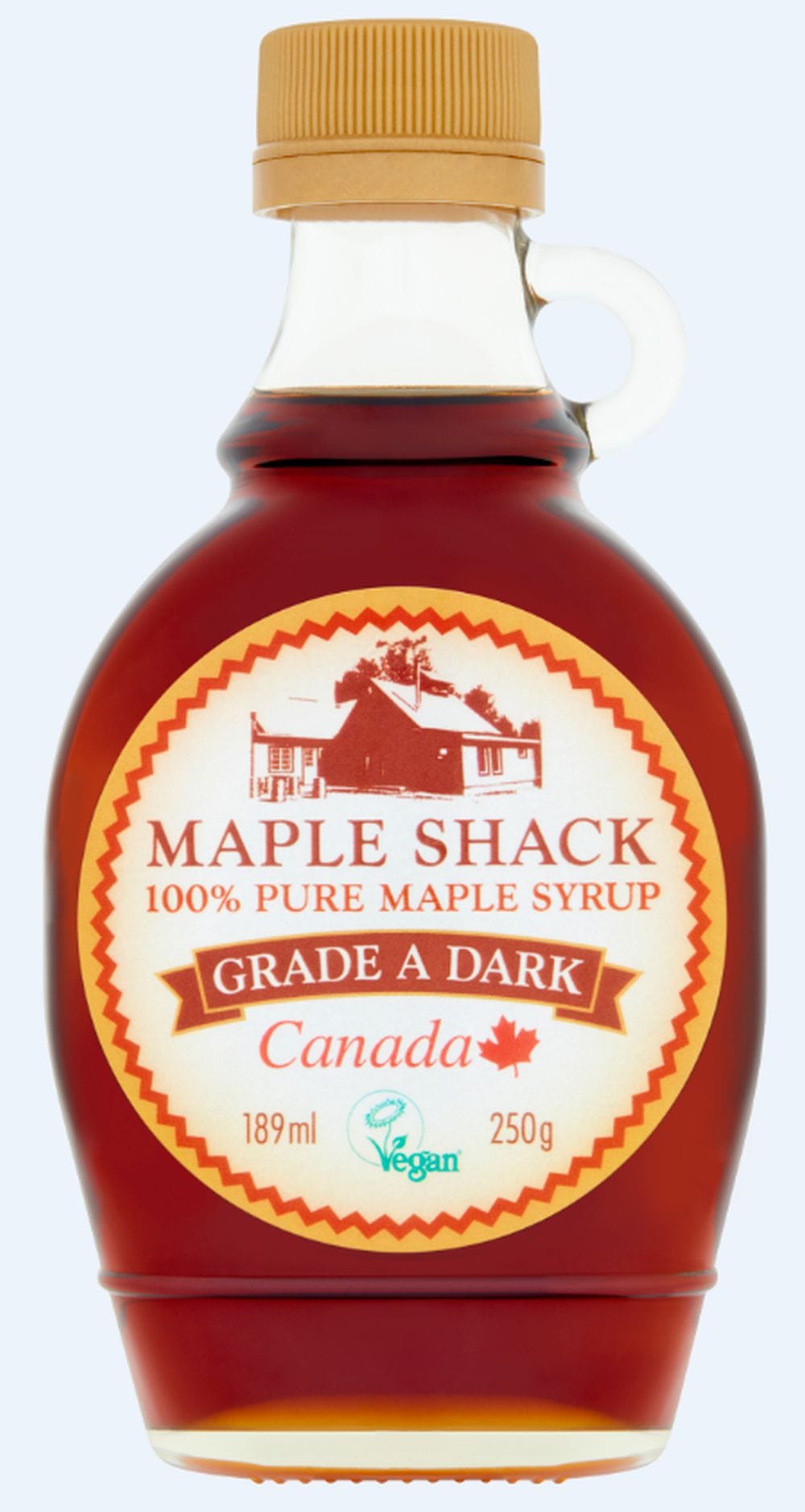 Maple Shack Grade A Dark 100% Maple Syrup 250g, Maple Shack