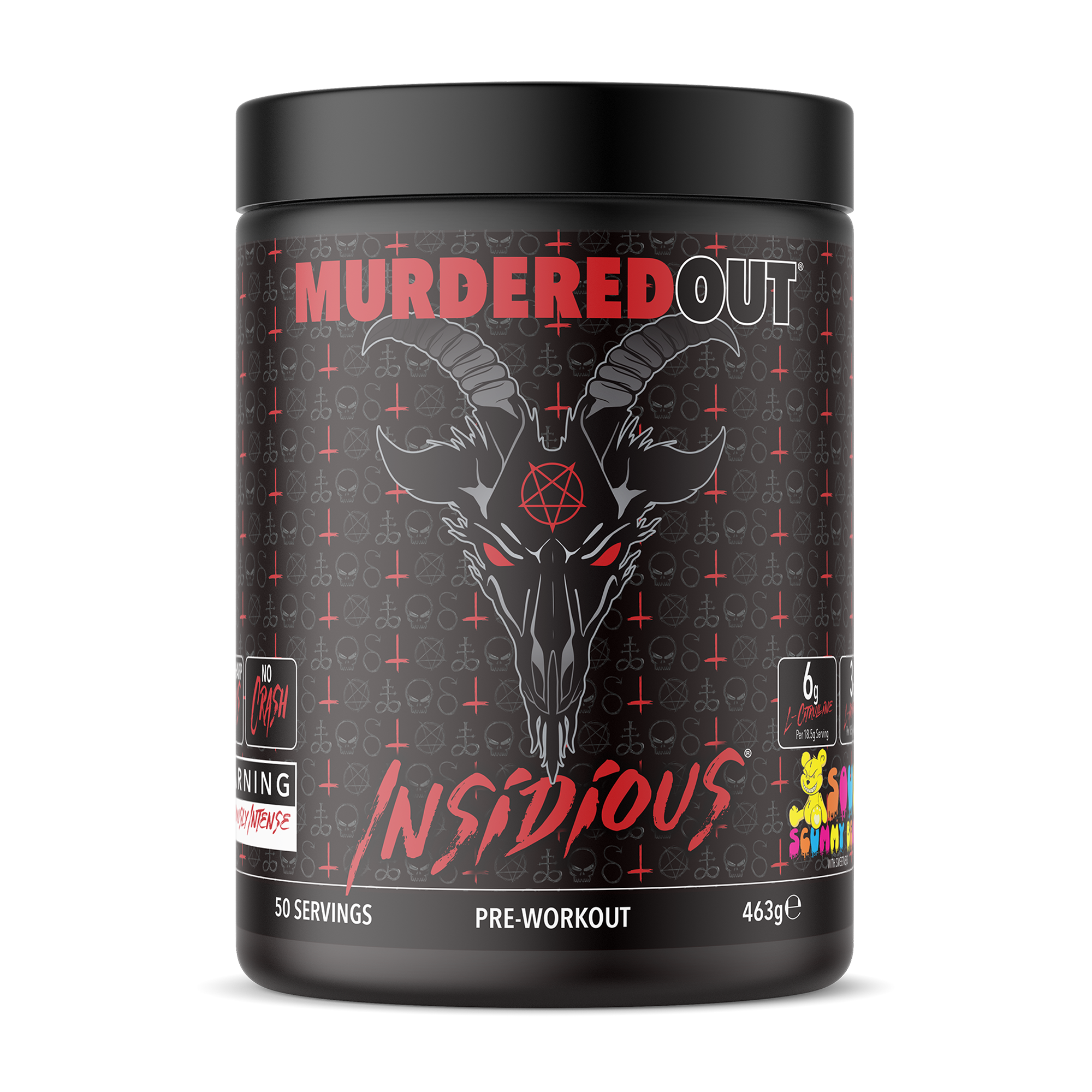 Murdered Out Insidious 463g Sour Scummy Bear