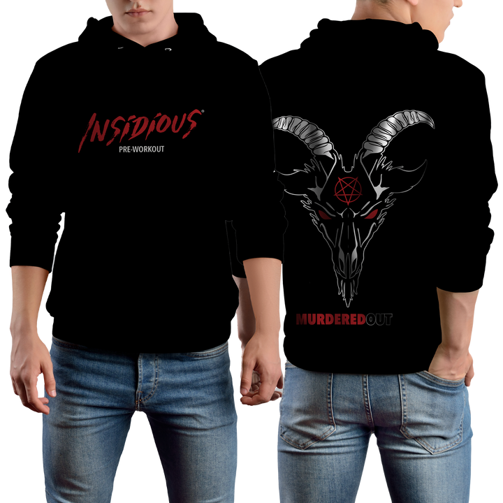 Murdered Out Insidious Hoodie M Black