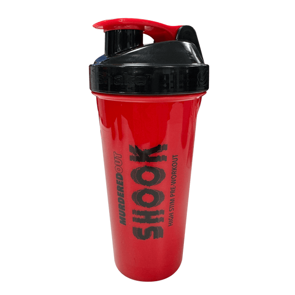 Murdered Out Smartshake Shook Shaker 600ml Red & Black