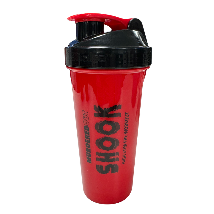 Murdered Out Smartshake Shook Shaker 600ml Red & Black