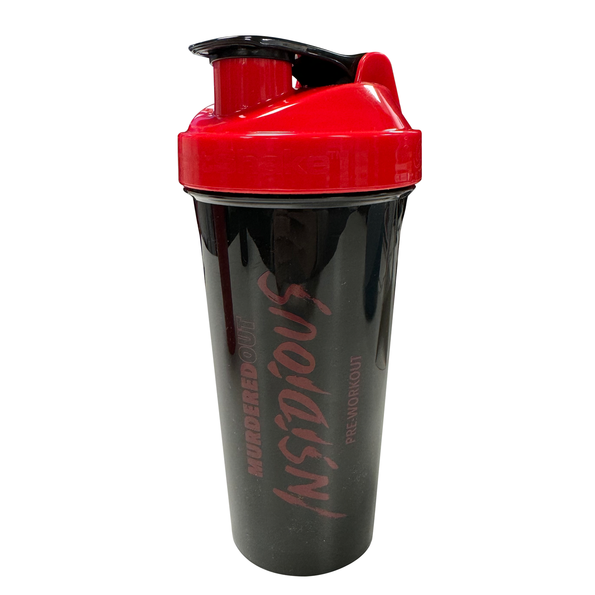 Murdered Out Smartshake Insidious Shaker 600ml Black & Red