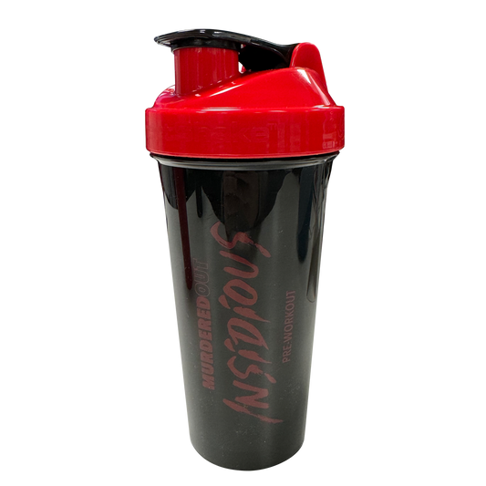 Murdered Out Smartshake Insidious Shaker 600ml Black & Red