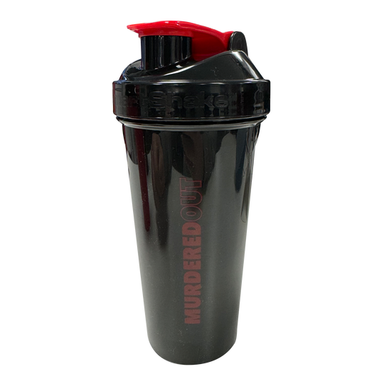 Murdered Out Smartshake Shaker 600ml Black & Red