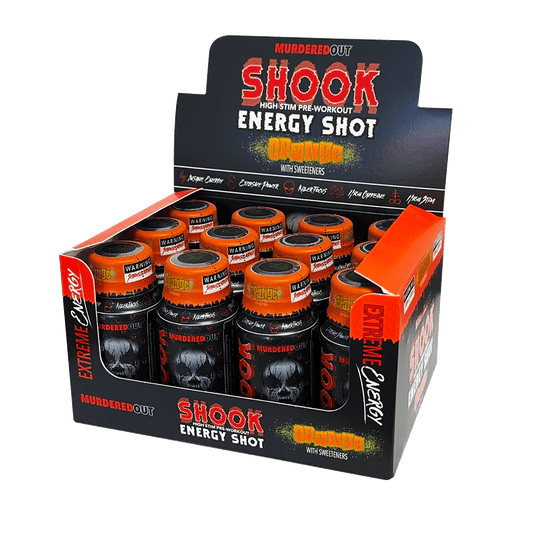 Murdered Out Shook Energy Shot 12x60ml Orange