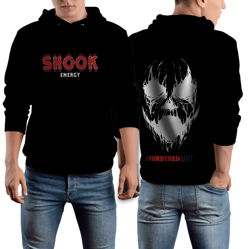 Murdered Out Shook Hoodie XL Black