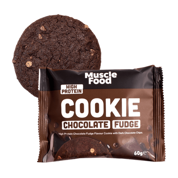 Musclefood Chocolate Fudge Cookie 12x60g Chocolate Fudge