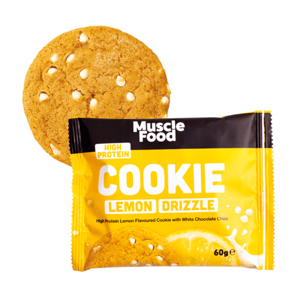 Musclefood Lemon Drizzle Cookie 12x60g Lemon Drizzle