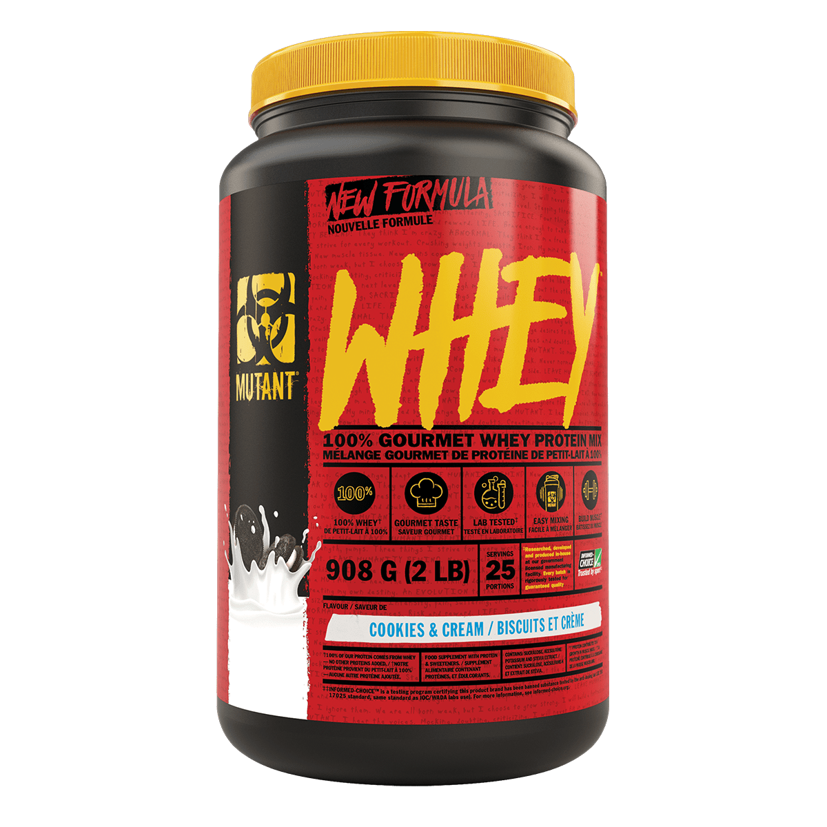 Mutant Whey 908g Cookies & Cream