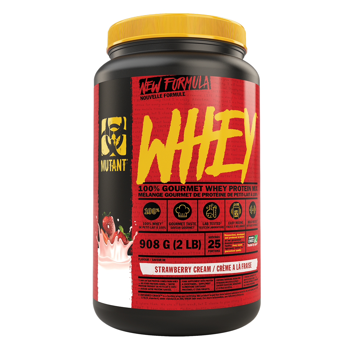 Mutant Whey 908g Strawberry