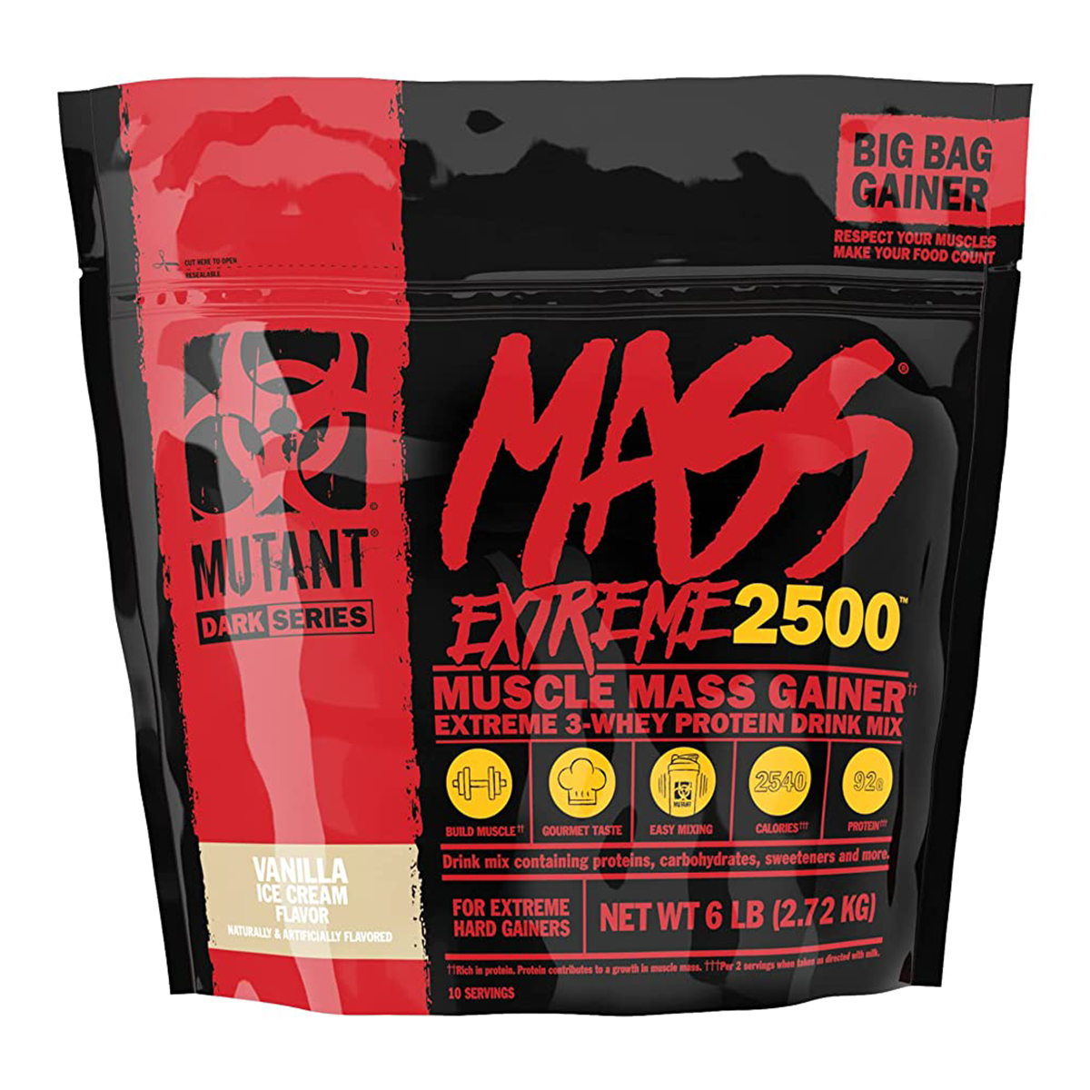 Mutant Mass Extreme 2500 2.72kg Vanilla Ice Cream