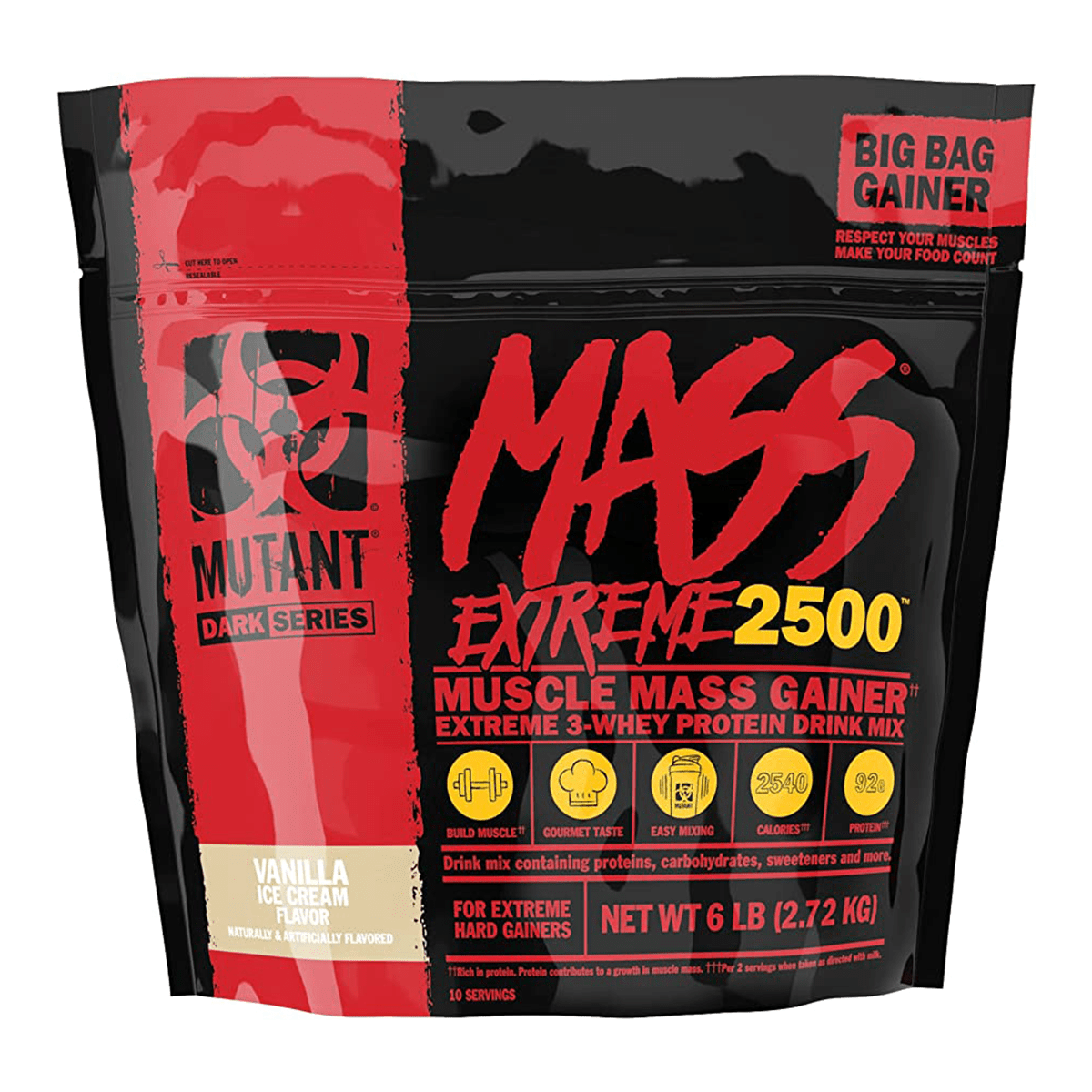 Mutant Mass Extreme 2500 2.72kg Vanilla Ice Cream