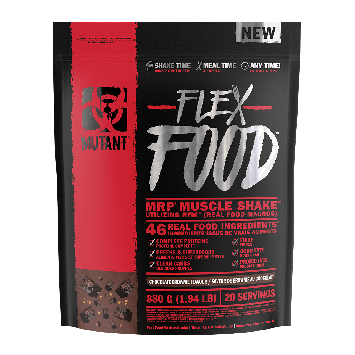 Mutant Flex Food 880g Chocolate Brownie