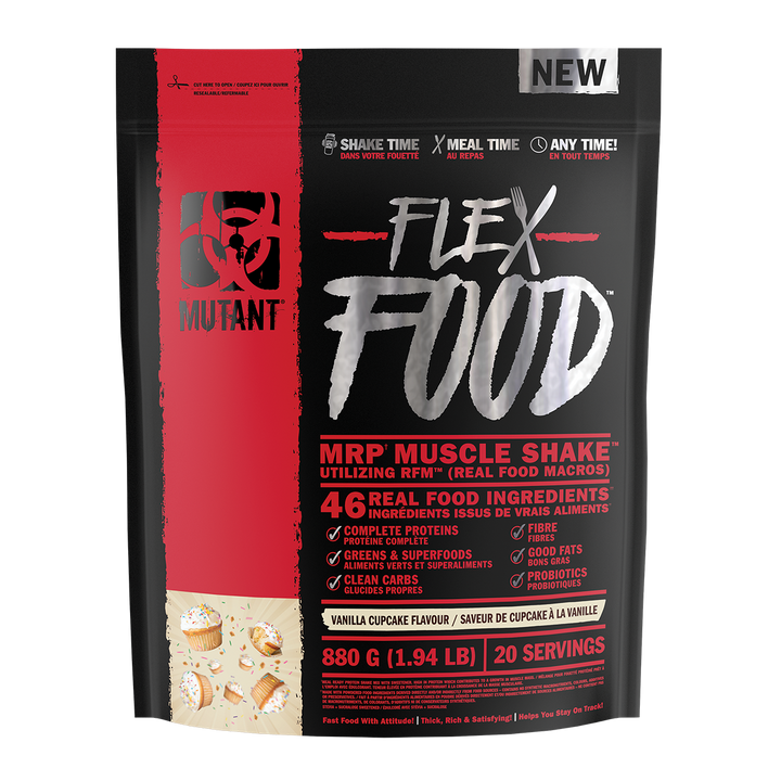 Mutant Flex Food 880g Vanilla Cupcake