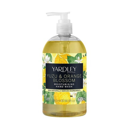 Yardley London Deluxe Yuzu & Orange Blossom Botanical Hand Wash 500ml