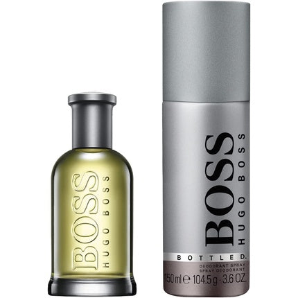 HUGO BOSS Bottled Eau de Toilette 50ml and Deo Spray 150ml Christmas Gift Set