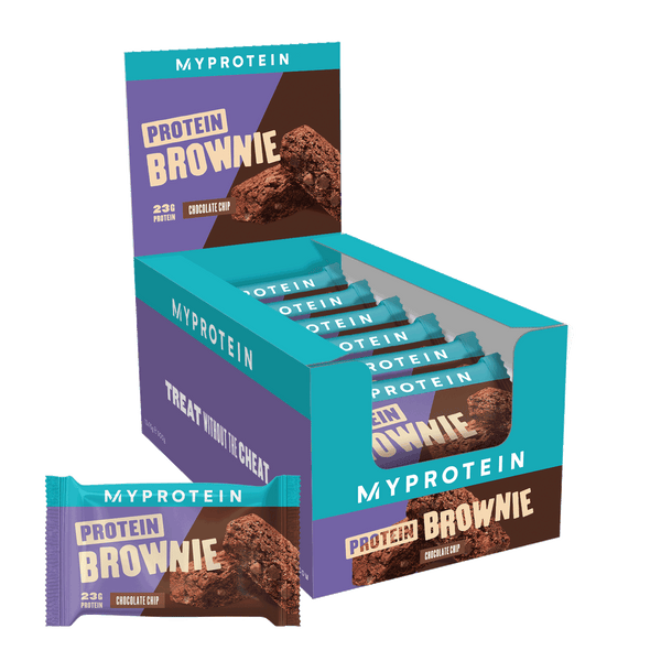 MyProtein Protein Brownie 12x75g Chocolate Chip