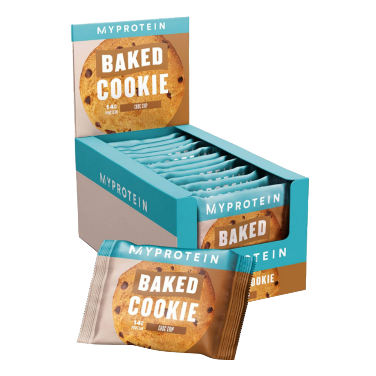 MyProtein Baked Cookie 12x75g Chocolate Chip