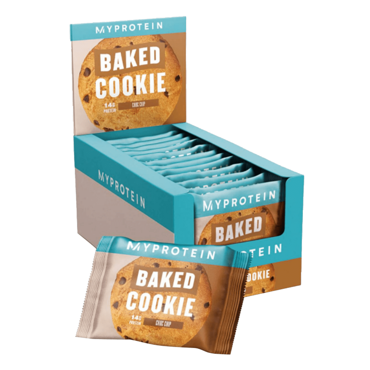 MyProtein Baked Cookie 12x75g Chocolate Chip