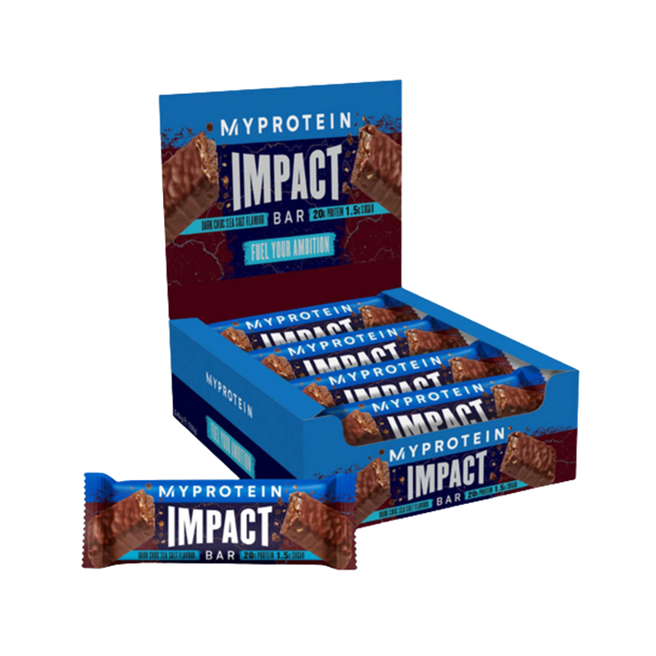 MyProtein Impact Protein Bar 12x64g Dark Chocolate Sea Salt