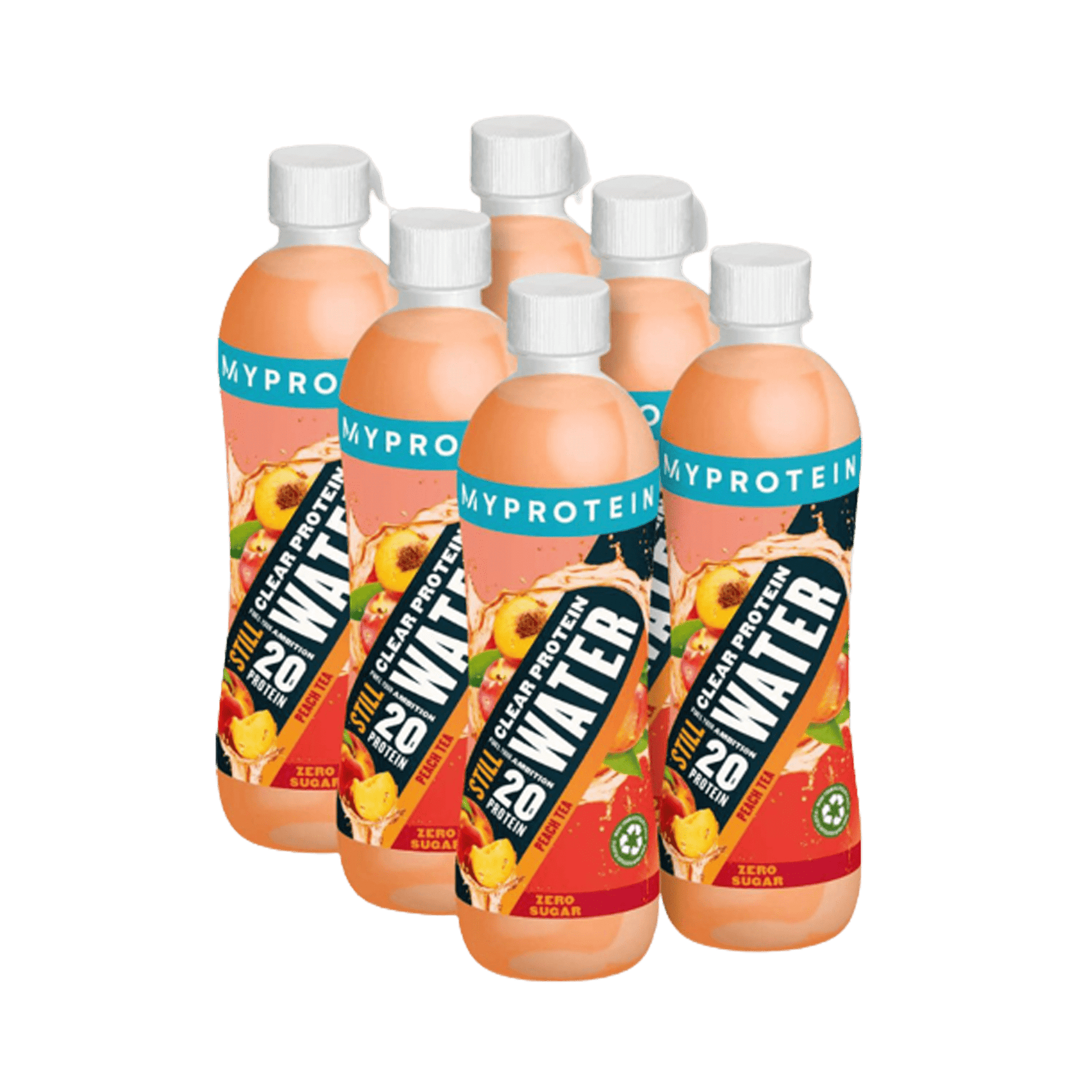 MyProtein Clear Protein Water RTD 6x500ml Peach Tea