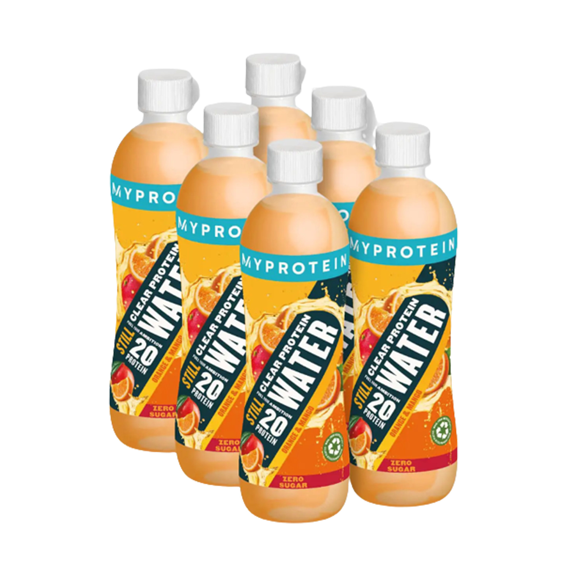 MyProtein Clear Protein Water RTD 6x500ml Orange & Mango