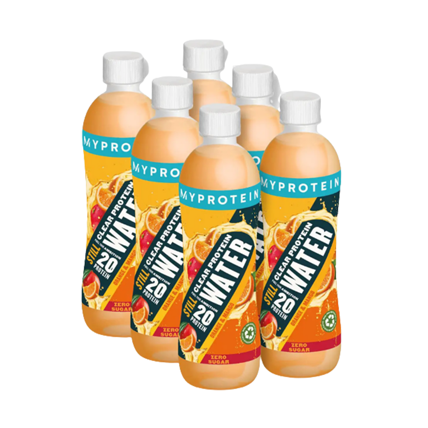 MyProtein Clear Protein Water RTD 6x500ml Orange & Mango