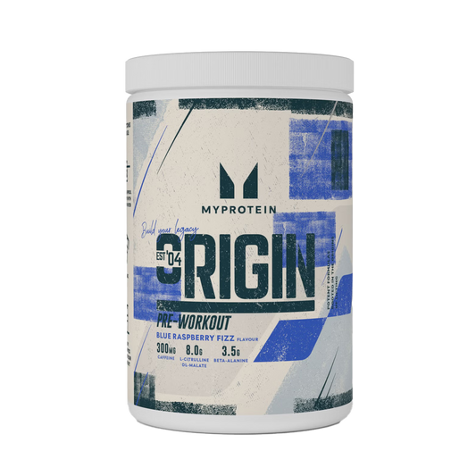 MyProtein Origin Pre-Workout 600g Blue Raspberry Fizz