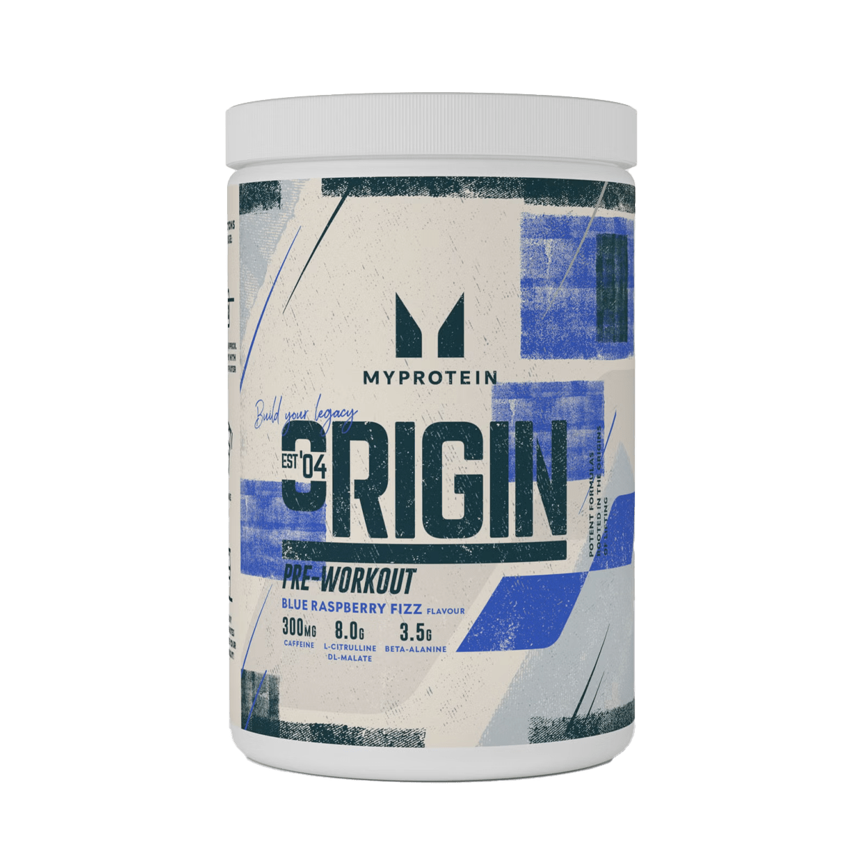 MyProtein Origin Pre-Workout 600g Blue Raspberry Fizz