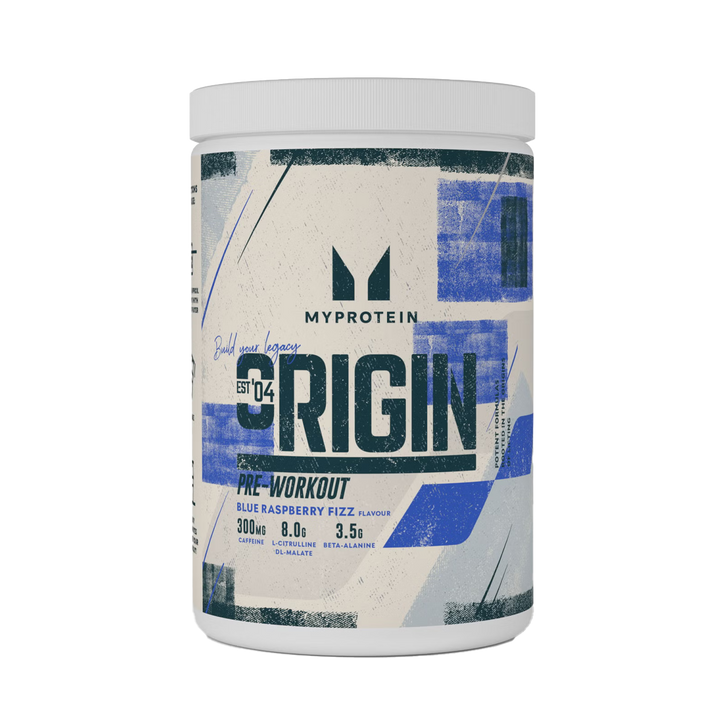 MyProtein Origin Pre-Workout 600g Blue Raspberry Fizz