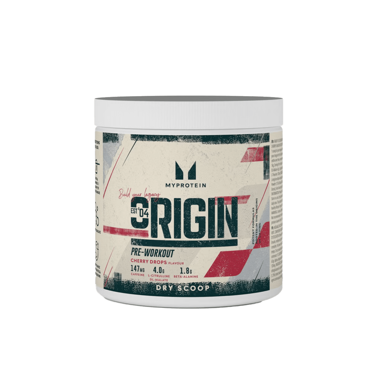 MyProtein Origin Pre-Workout Dry Scoop 288g Cherry Drops