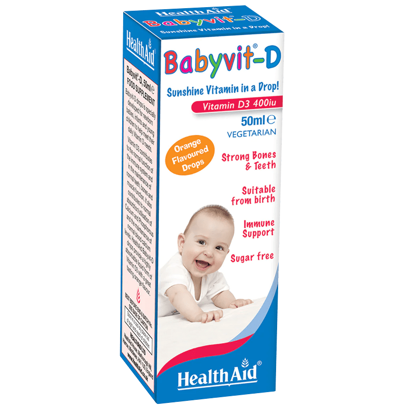 HealthAid Babyvit-D Drops 50ml - welzo