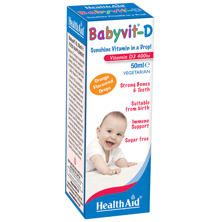 HealthAid Babyvit-D Drops 50ml - welzo