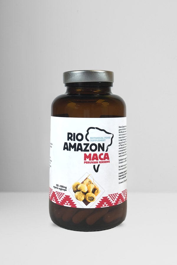 Rio Amazon Supplements Organic Maca (Gelatinized) 500mg- 120 Capsules - Welzo