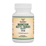 Double Wood Magnesium Acetyl-Taurate (Tauromag) - 180 x 350 mg capsules - Welzo