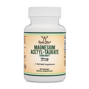 Double Wood Magnesium Acetyl-Taurate (Tauromag) - 180 x 350 mg capsules - Welzo