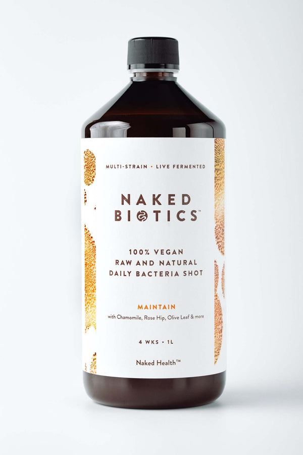 Maintain 1 litre (4 week supply) - Naked Biotics - welzo