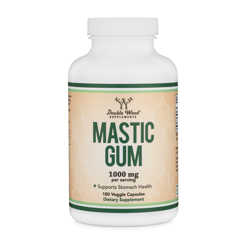 Double Wood Mastic Gum - 180 x 500 mg capsules - Welzo