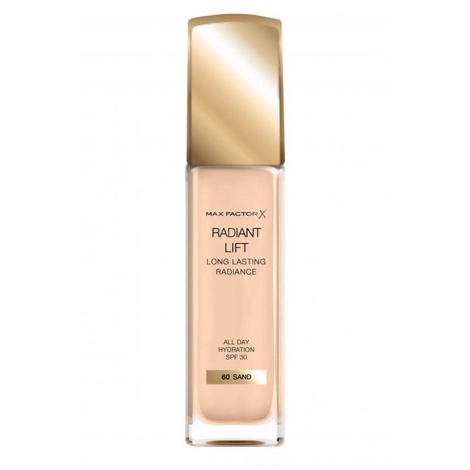 Botella de bomba de crema de base Radiant Lift de Max Factor Radiant 30ml