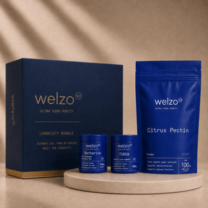 Welzo Ultra Purity Liver & Metabolism Stack — Berberine + TUDCA + Modified Citrus Pectin