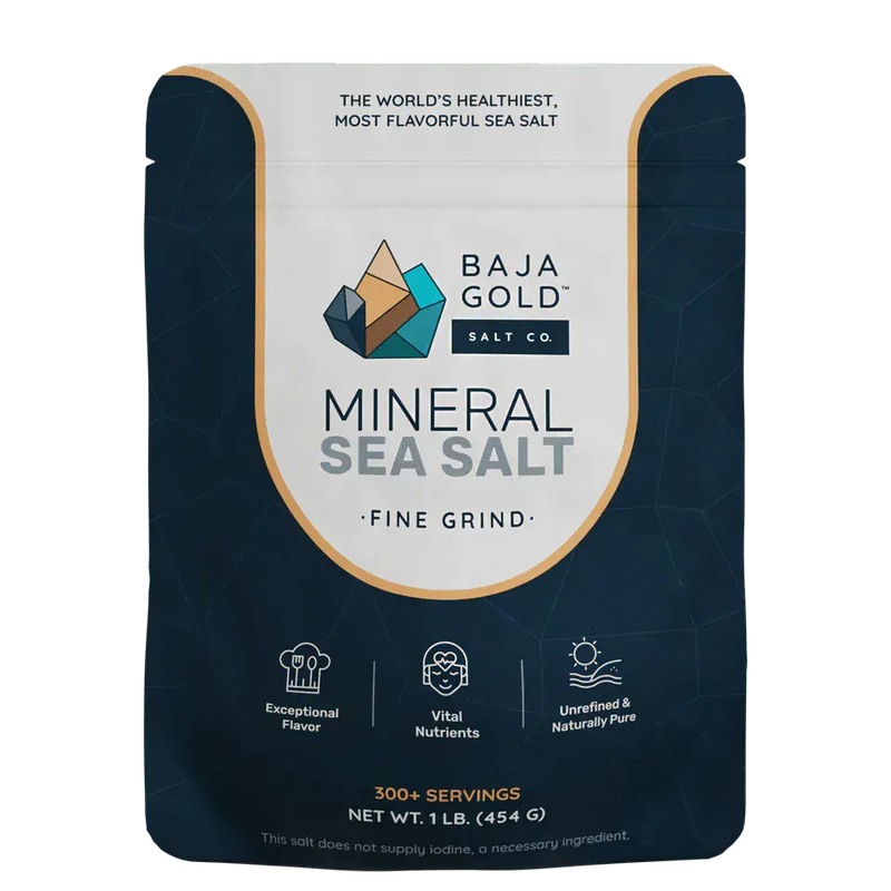 Sale di sale oro baja sale marino minerale