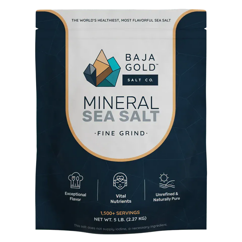 Sale di sale oro baja sale marino minerale
