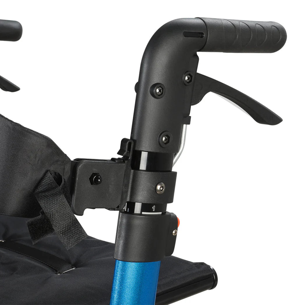 Welzo GlideFlex lichtgewicht geveerde rollator